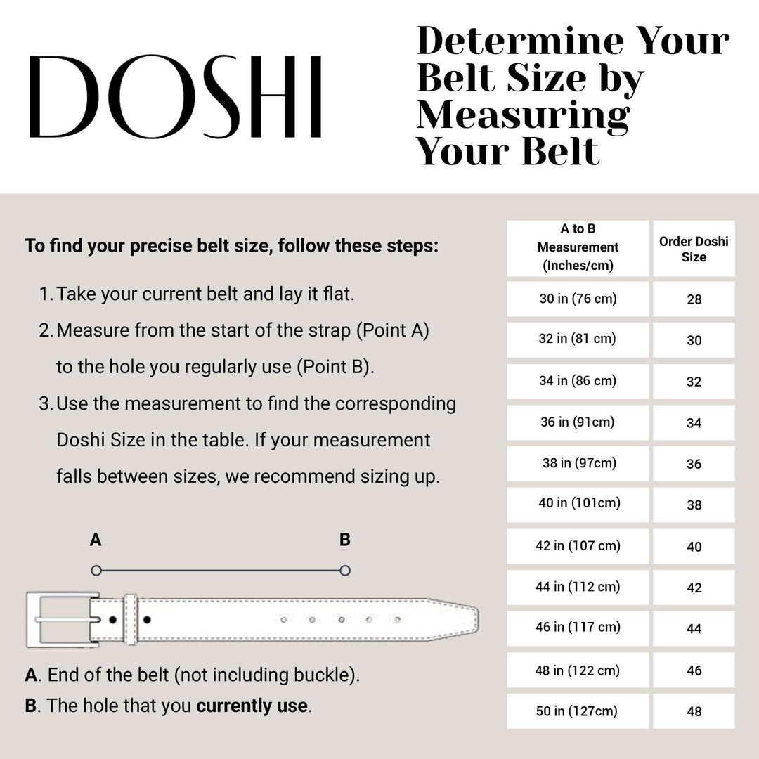 Slim Center Bar Formal Vegan Belt - Dress Belt