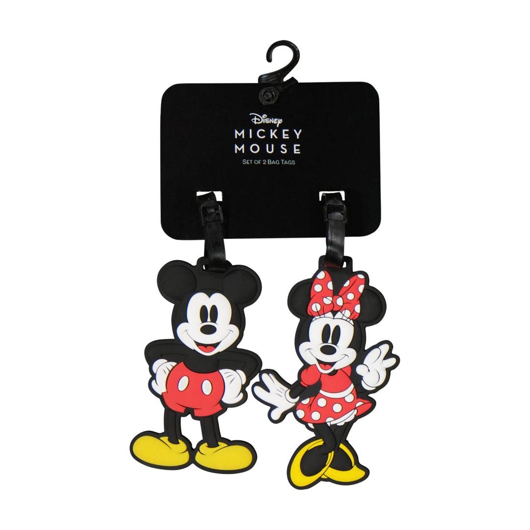 Mickey & Minnie Mouse Disney Luggage Tags Set
