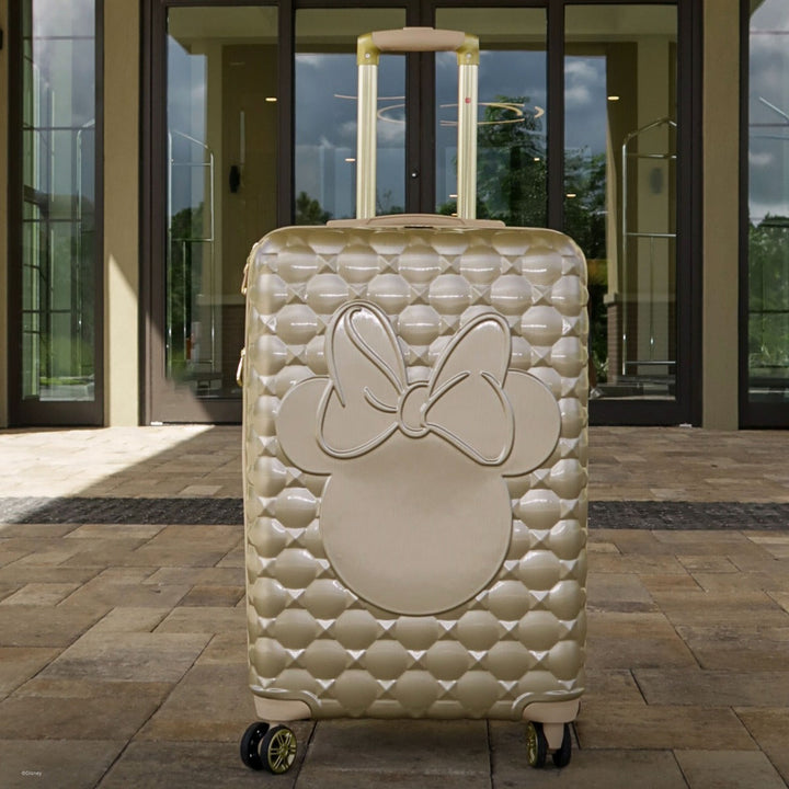 Disney Minnie Mouse Rolling Luggage 3 Piece Set Taupe