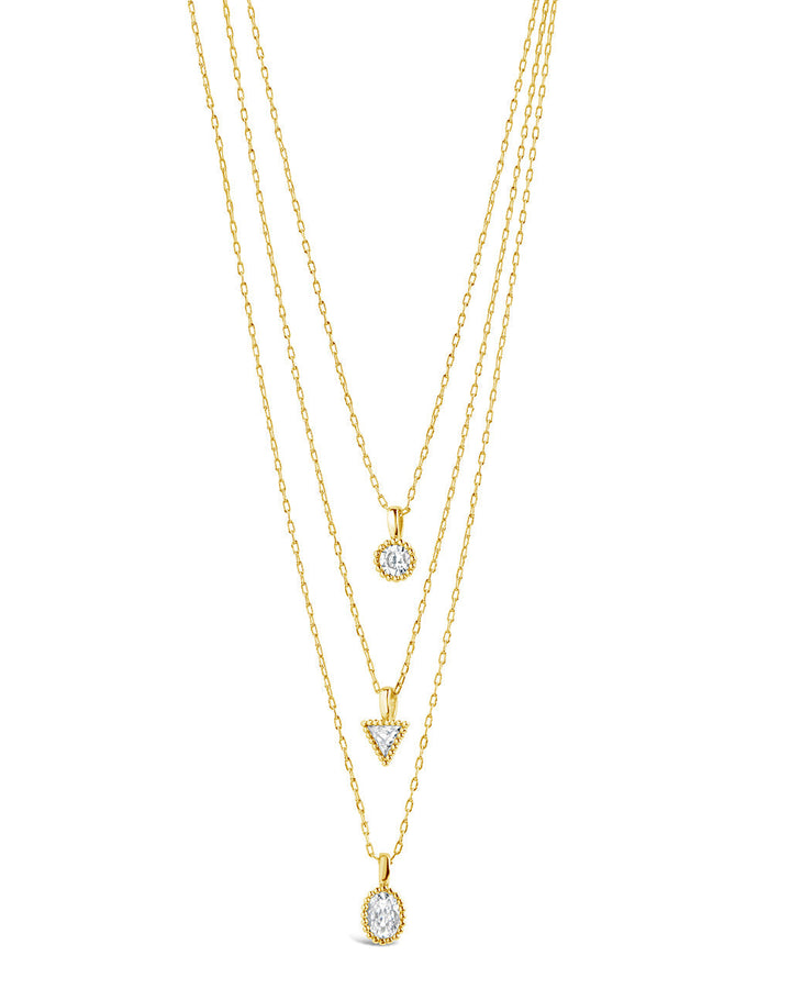Julie CZ & Layered Chain Necklace