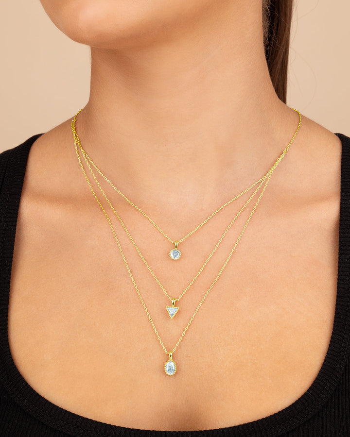 Julie CZ & Layered Chain Necklace