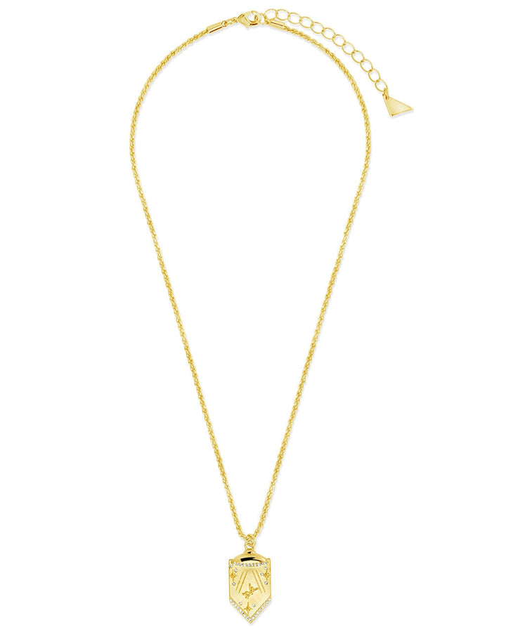 Beam Me Up CZ Pendant Necklace