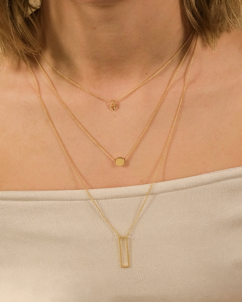 Geometric Multi Layer Necklace