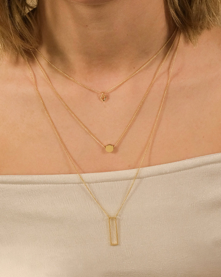 Geometric Multi Layer Necklace