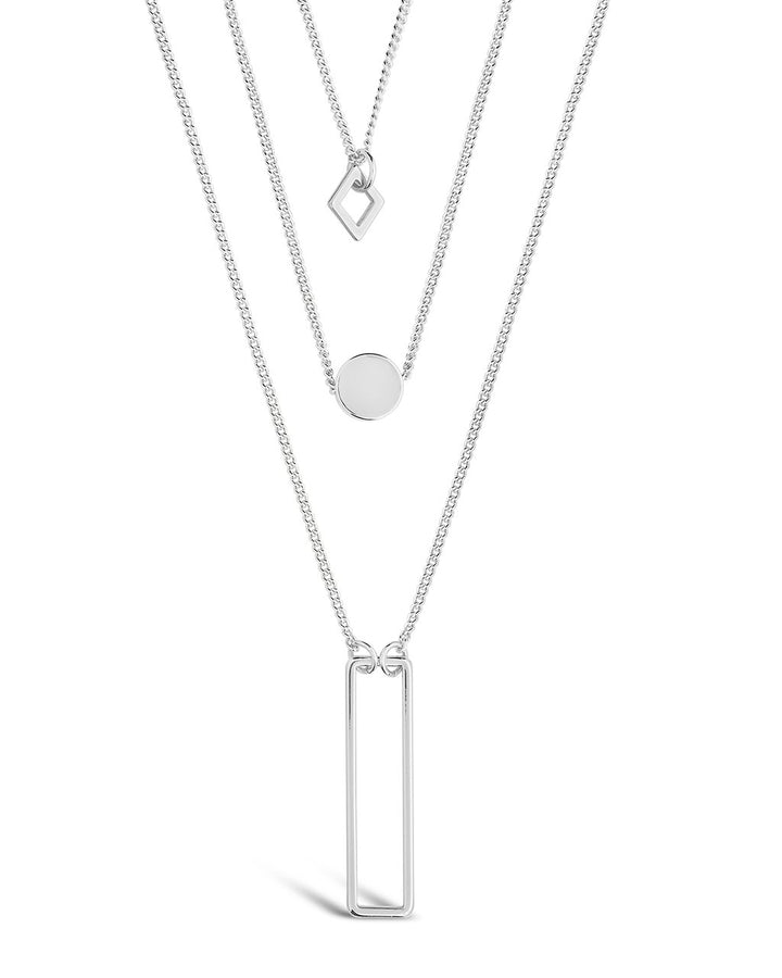 Geometric Multi Layer Necklace