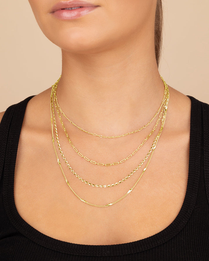 Four Layer Chain Necklace