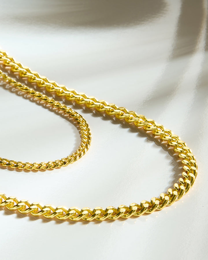 Everyday Layered Curb Chain Necklace