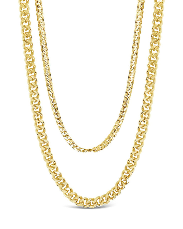Everyday Layered Curb Chain Necklace