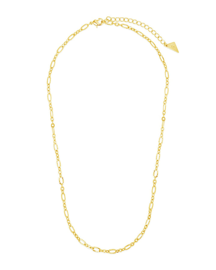Elysia Delicate Mixed Link Chain Necklace