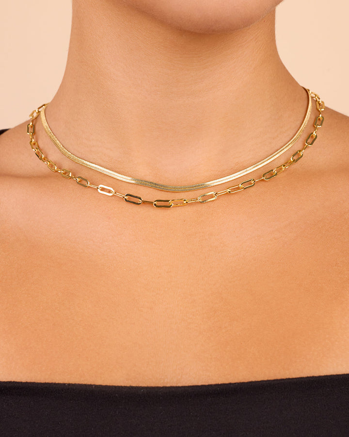 Brinley Layered Chain Necklace