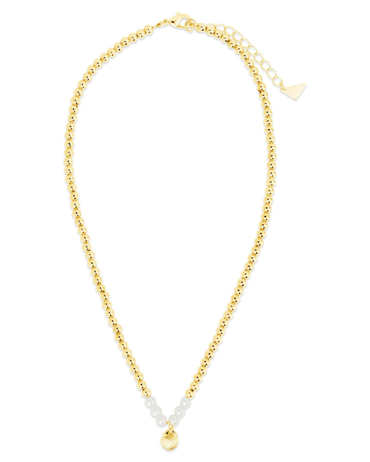 Marjorie Pearl & Shell Pendant Necklace
