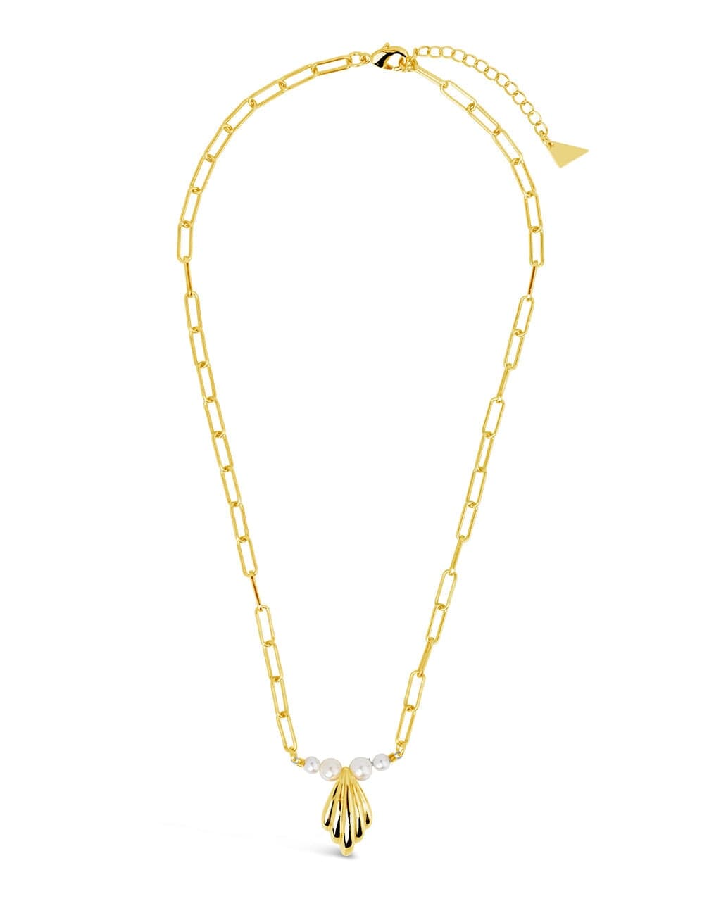 Chérie Pearl Shell Pendant Necklace