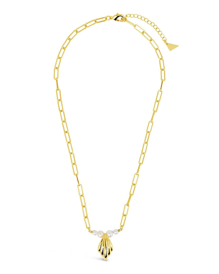 Chérie Pearl Shell Pendant Necklace