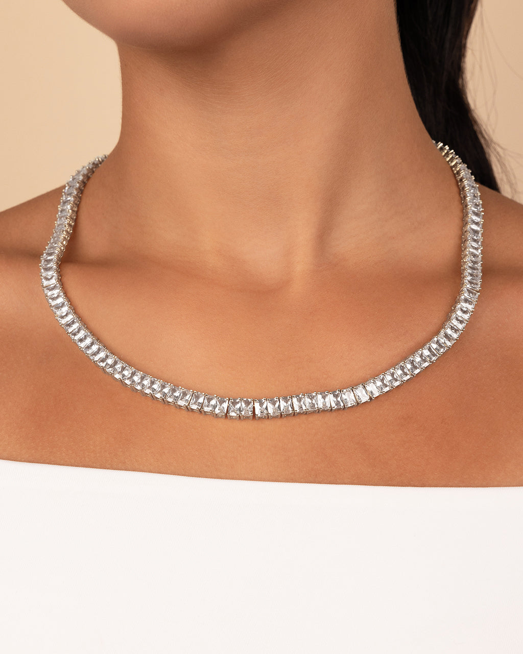 Marisol CZ Tennis Necklace