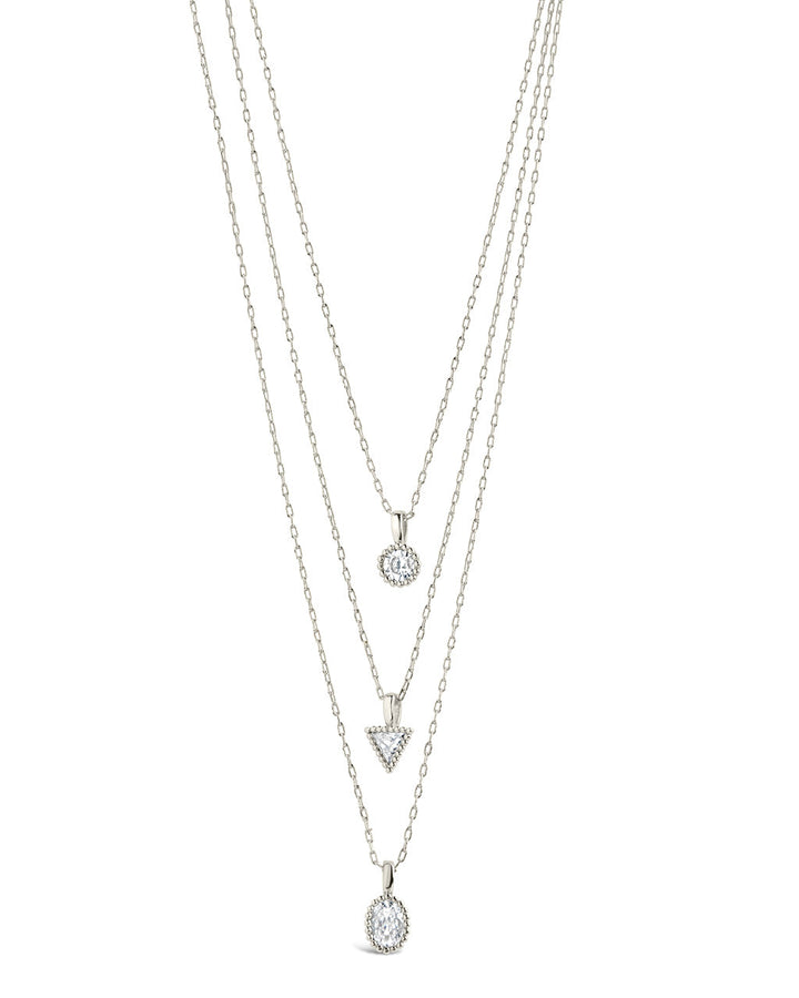 Julie CZ & Layered Chain Necklace