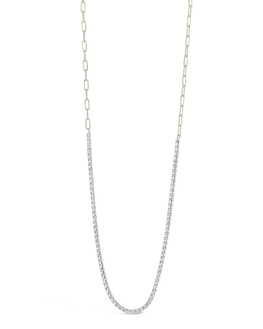 Dani Chain & CZ Tennis Necklace