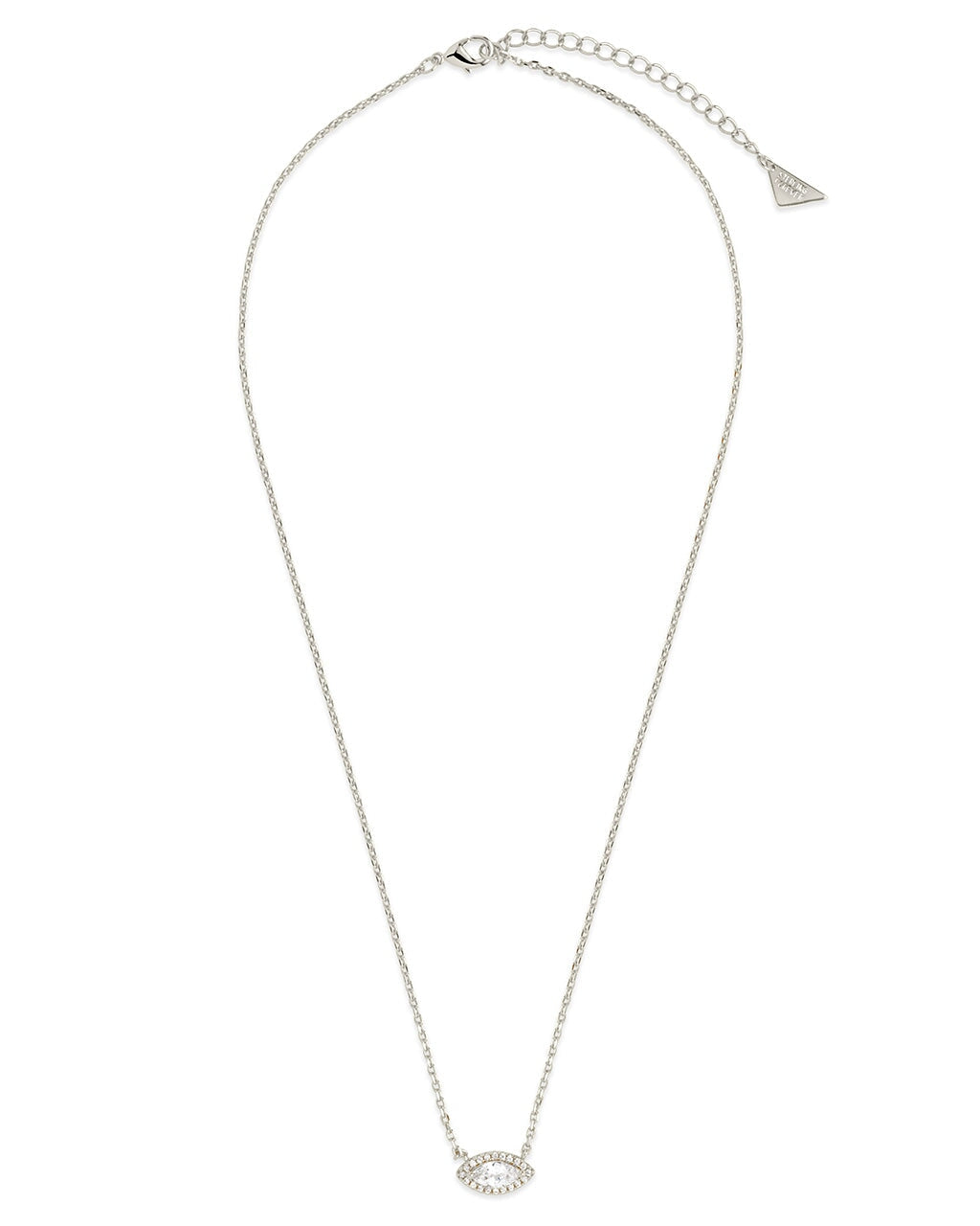 Jamie CZ Evil Eye Pendant Necklace