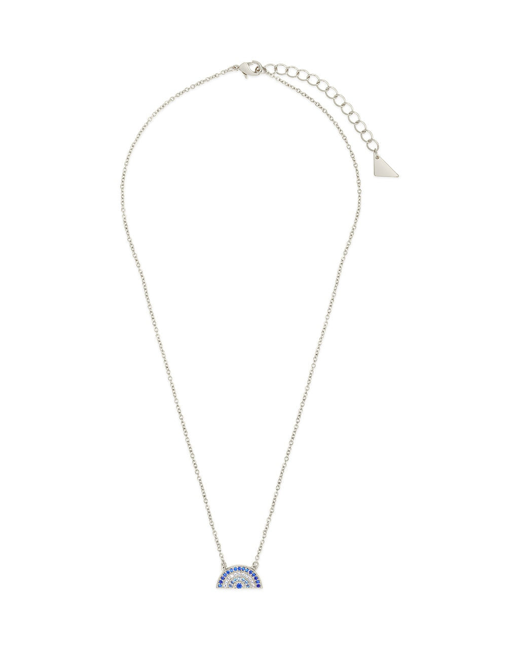 Rainbow CZ Pendant Necklace