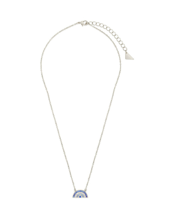 Rainbow CZ Pendant Necklace