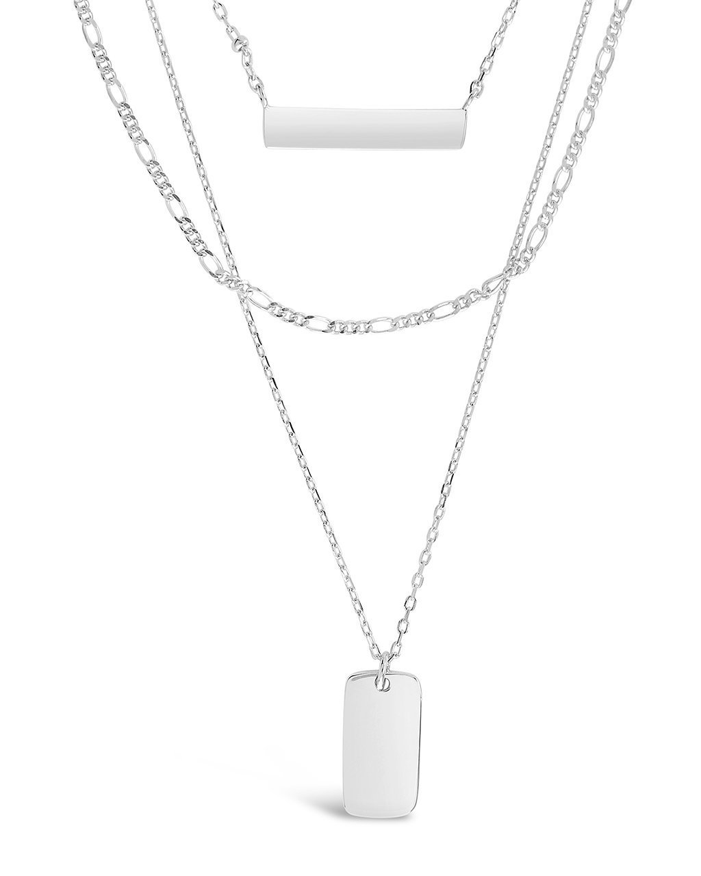 Triple Layered Bar Necklace