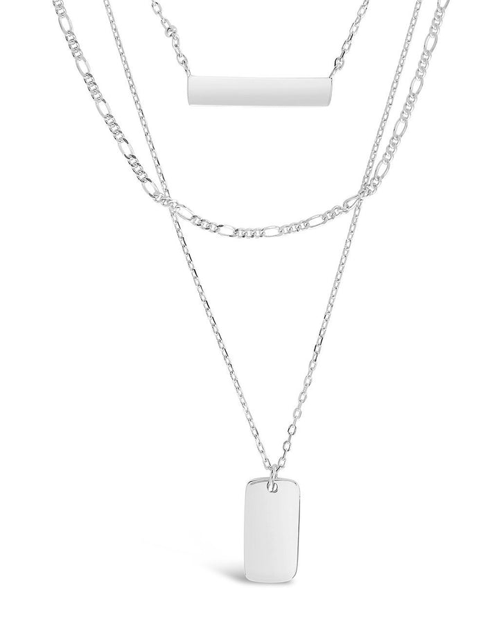 Triple Layered Bar Necklace