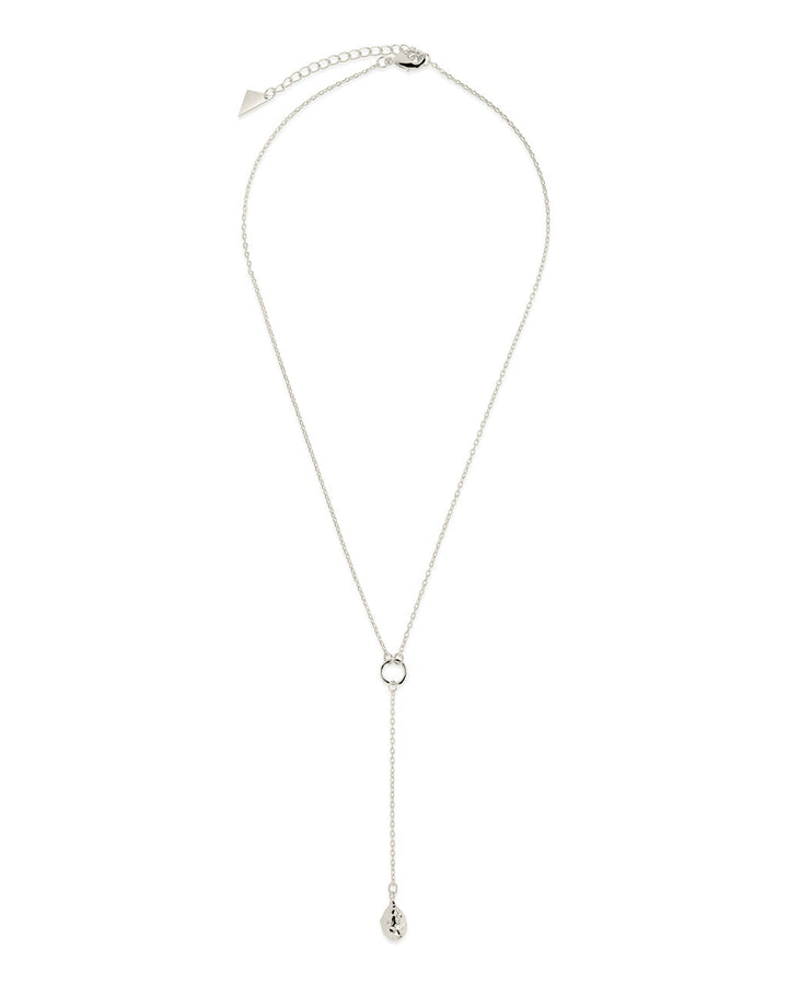 Lee Molten Metal Lariat Necklace