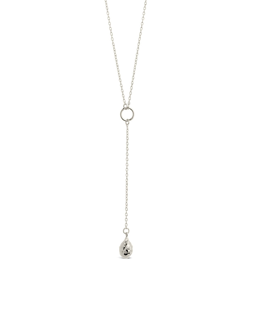 Lee Molten Metal Lariat Necklace