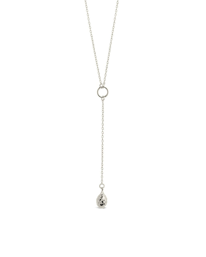 Lee Molten Metal Lariat Necklace