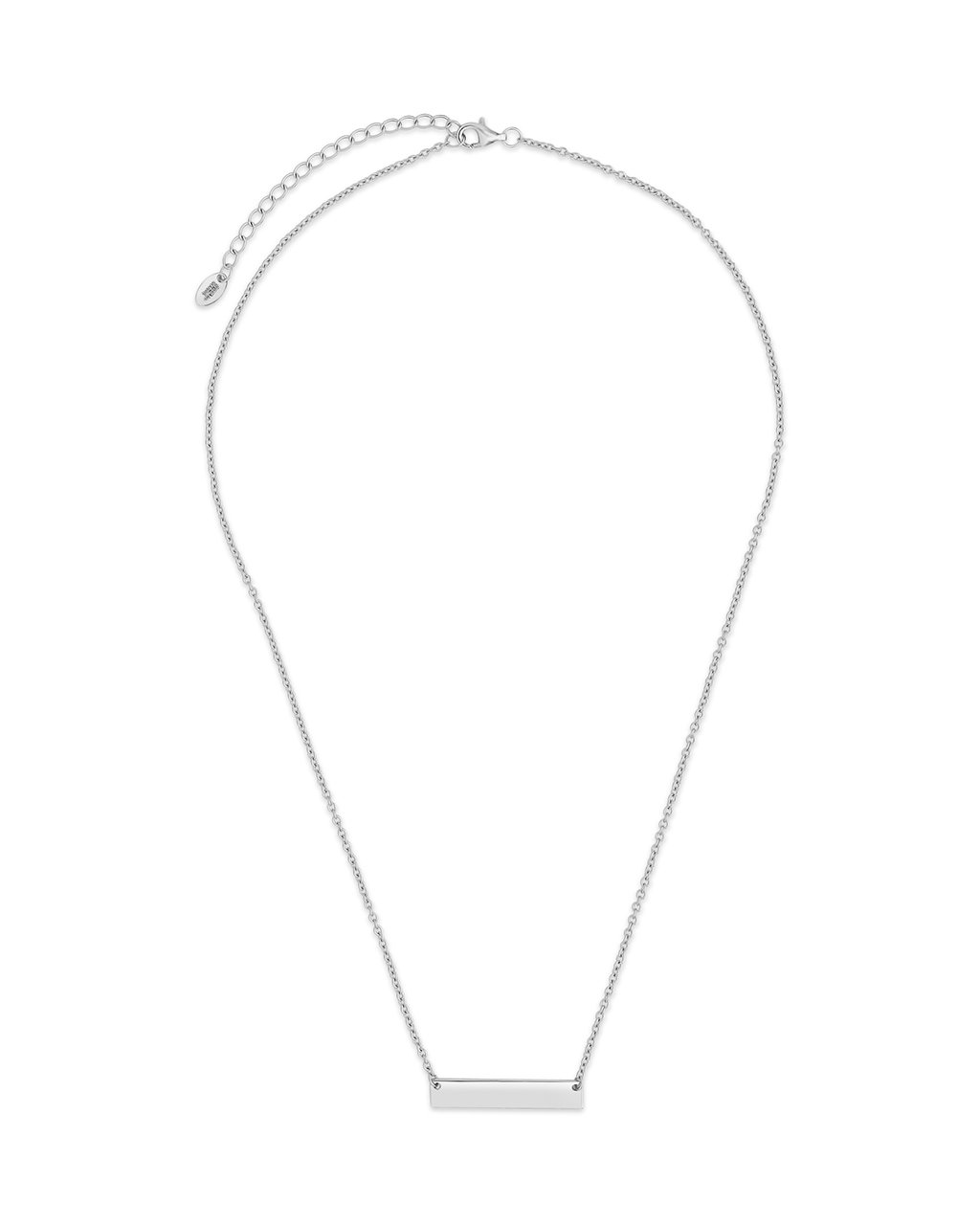 Sterling Silver Mini Bar Pendant