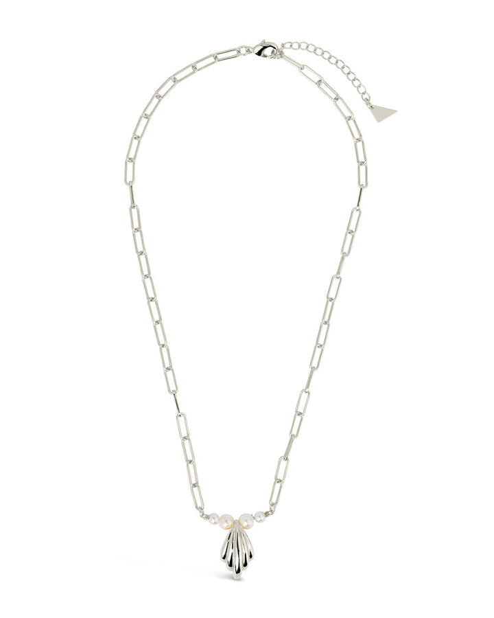 Chérie Pearl Shell Pendant Necklace