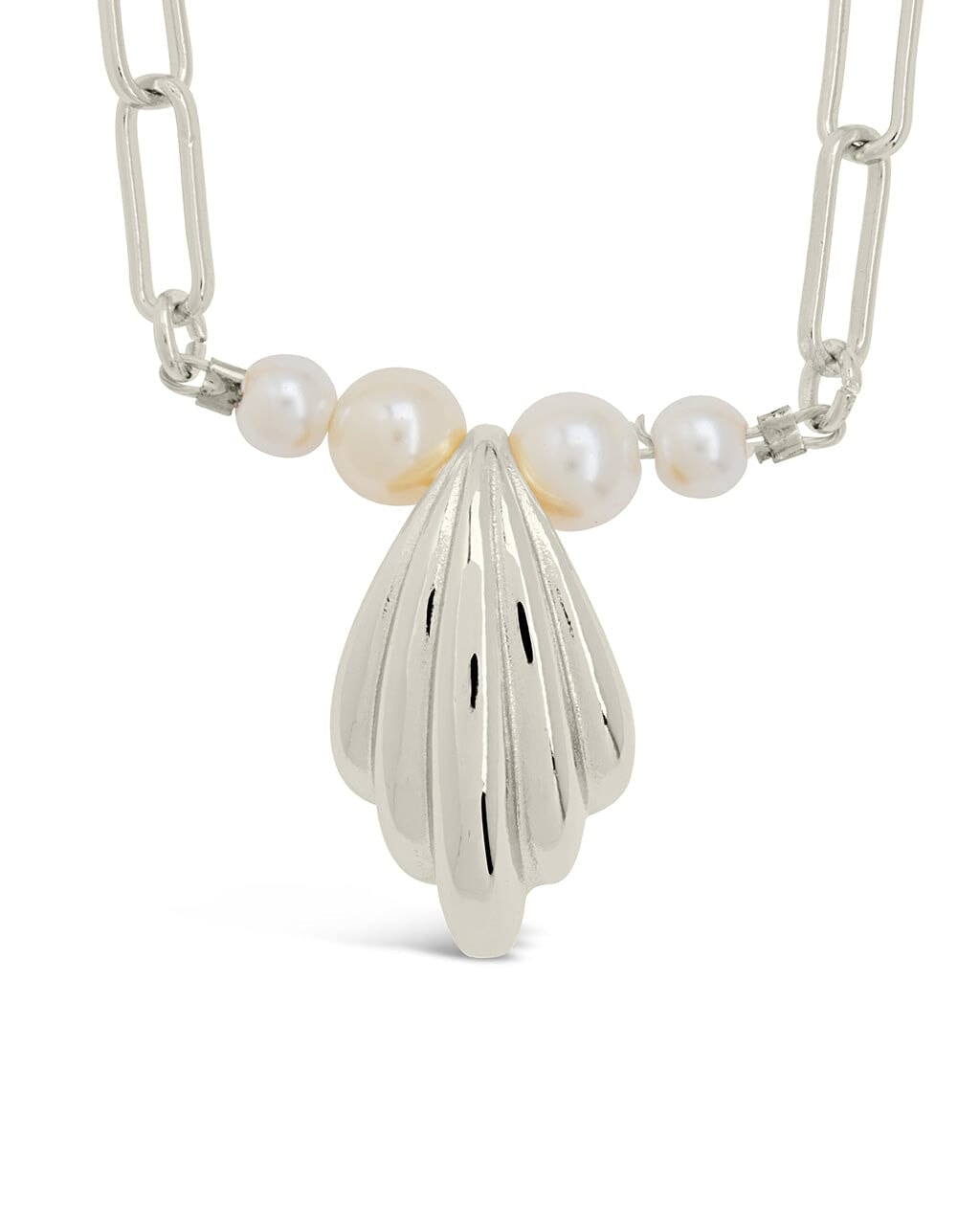 Chérie Pearl Shell Pendant Necklace