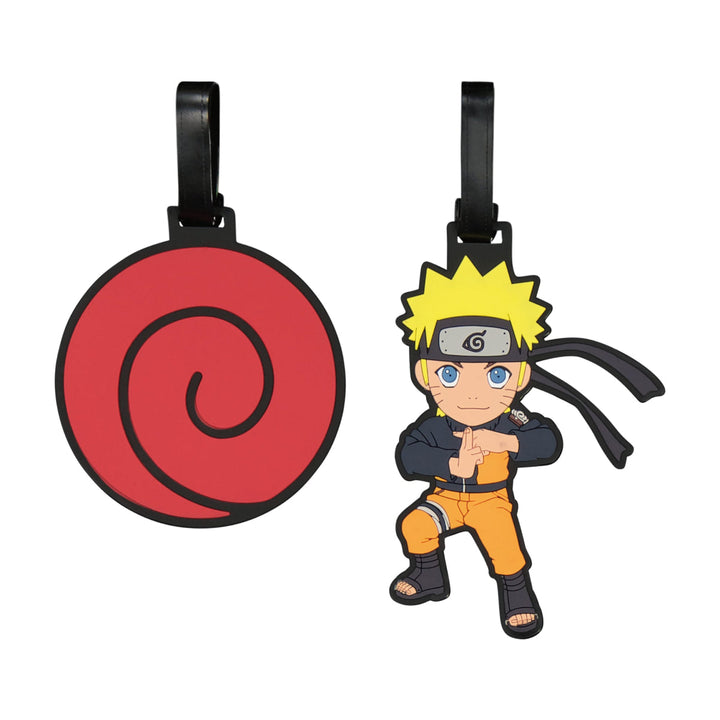 Naruto Uzumaki & Hidden Leaf Cloud Luggage Tag Set