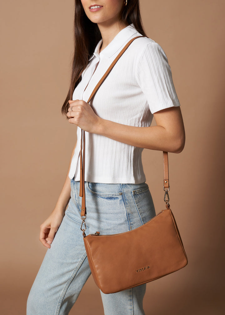 Nice Leather Crossbody Handbag