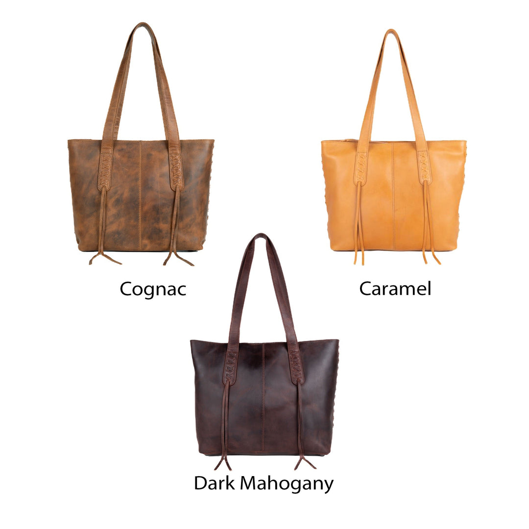 Concealed Carry Norah Leather Tote by Lady Conceal