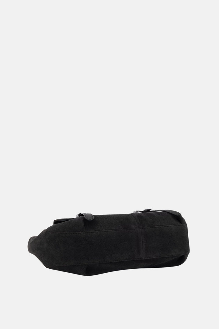 Oryany - Rodeo Shoulder - Medium Shoulder Bag - Dark Blue Suede