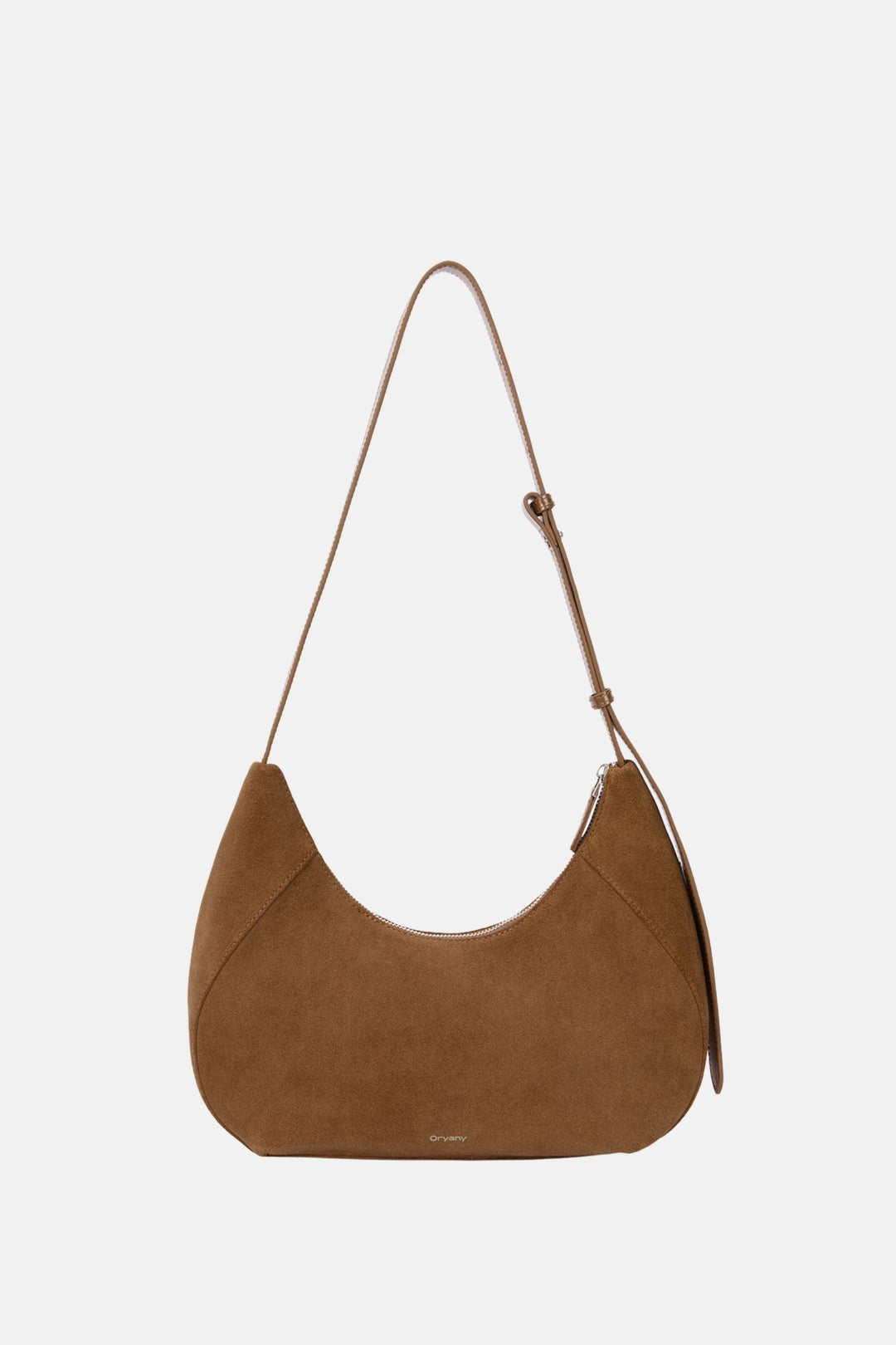 Oryany - Rodeo Shoulder - Medium Shoulder Bag - Camel Brown Suede