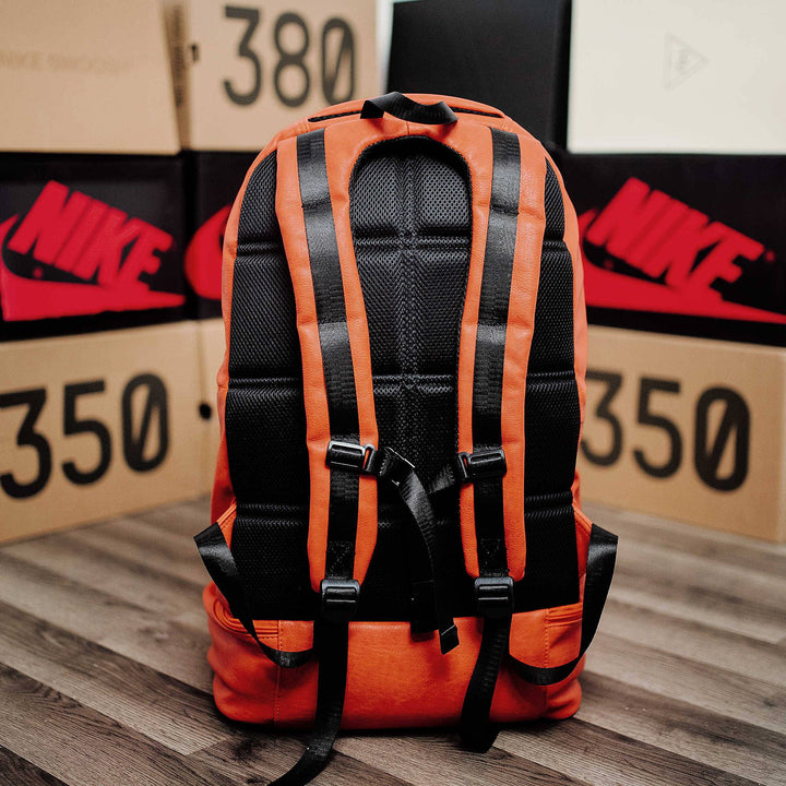 Orange Leather Patented Carry-On Backpack (Only 300 Made)
