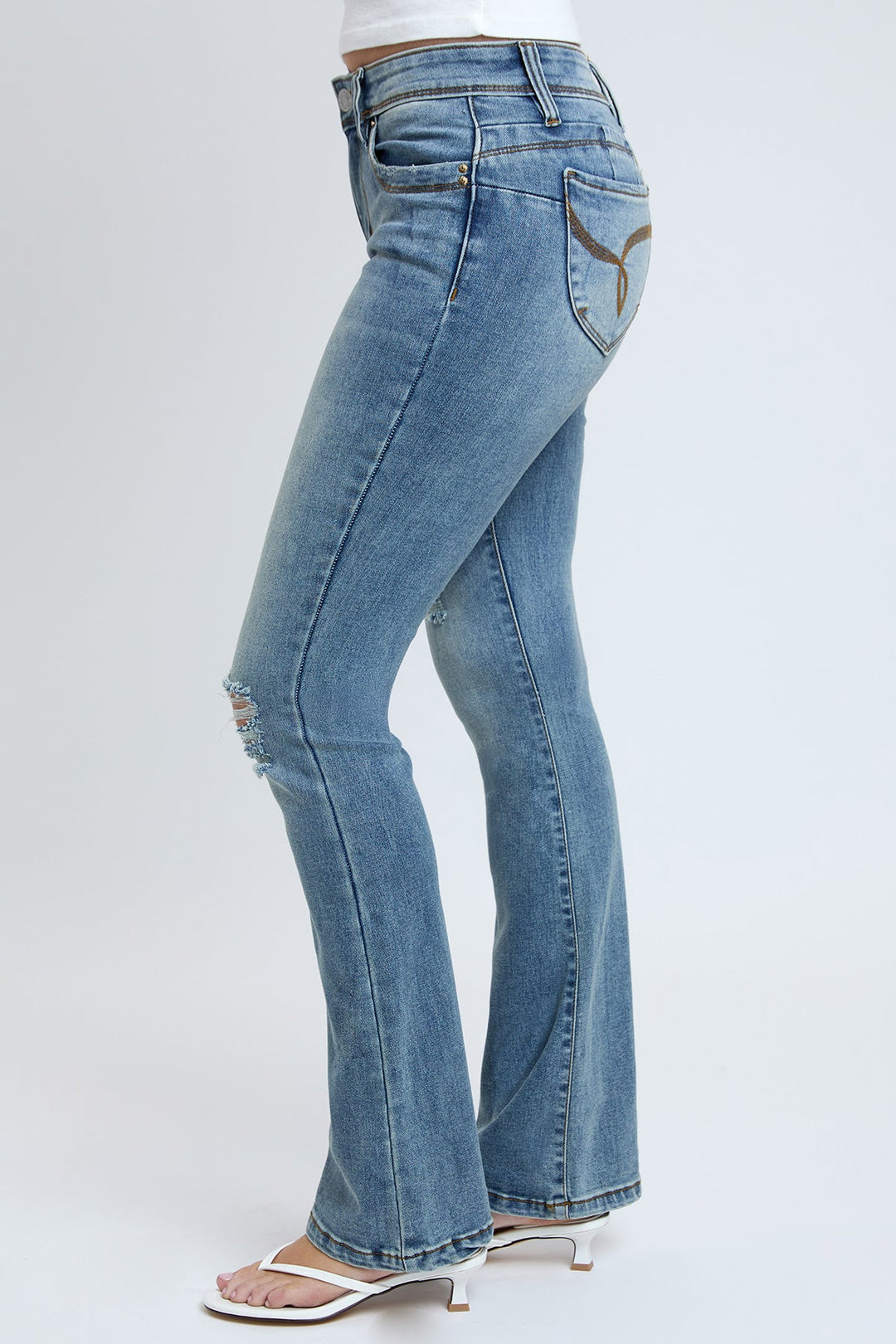 Women's WannaBettaButt Mid Rise Bootcut Jeans