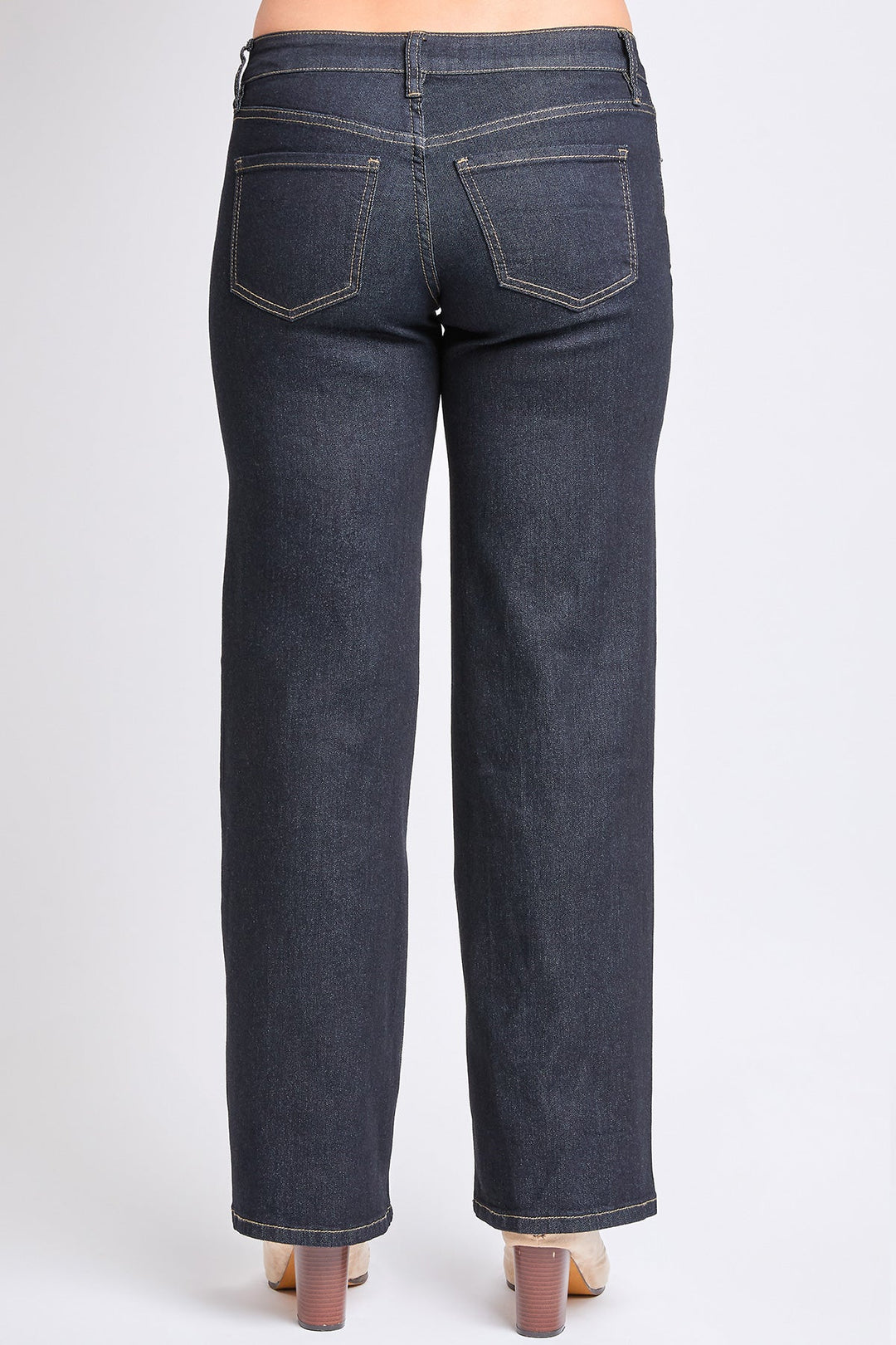 Women's Low Rise Wide Leg Stretch Denim