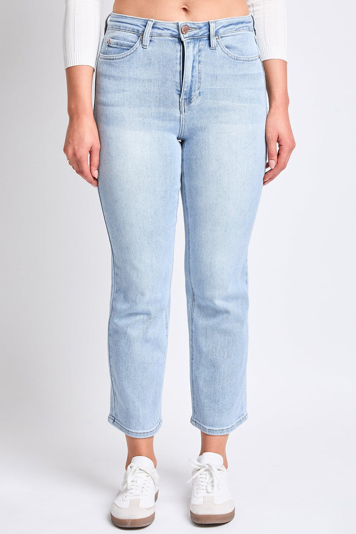 Women's Luxe High Rise Vintage Stretch Straight  Jeans
