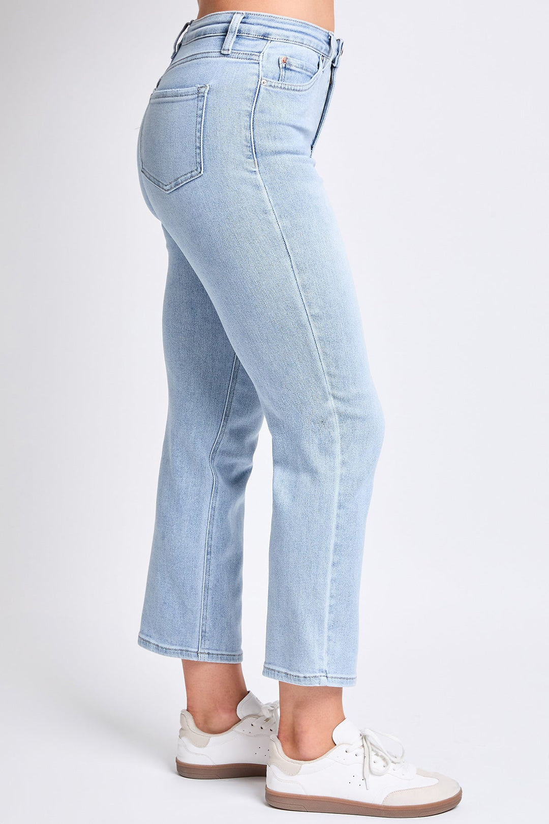 Women's Luxe High Rise Vintage Stretch Straight  Jeans