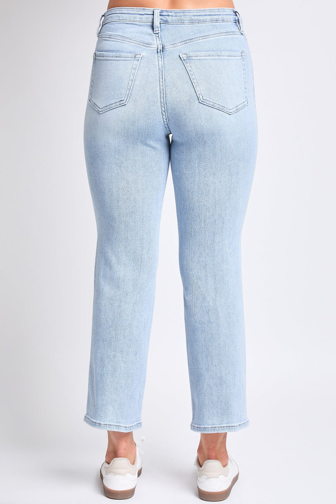 Women's Luxe High Rise Vintage Stretch Straight  Jeans