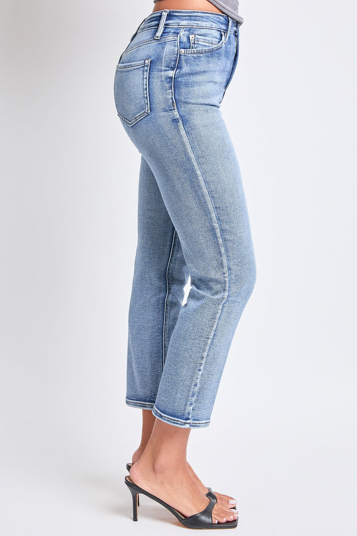 Women's Luxe High Rise Vintage Stretch Straight  Jeans