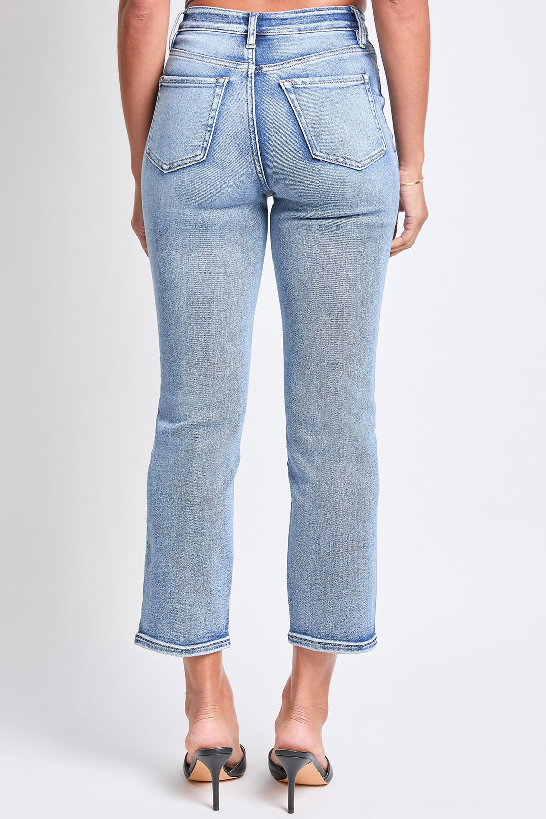 Women's Luxe High Rise Vintage Stretch Straight  Jeans