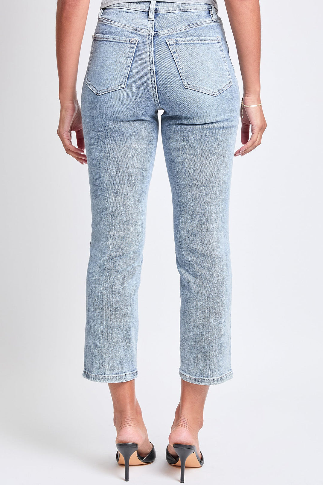 Women's Luxe High Rise Vintage Stretch Straight  Jeans