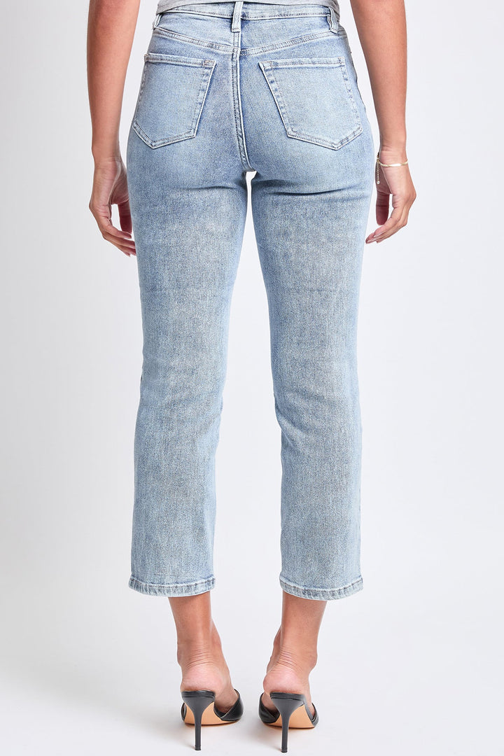 Women's Luxe High Rise Vintage Stretch Straight  Jeans