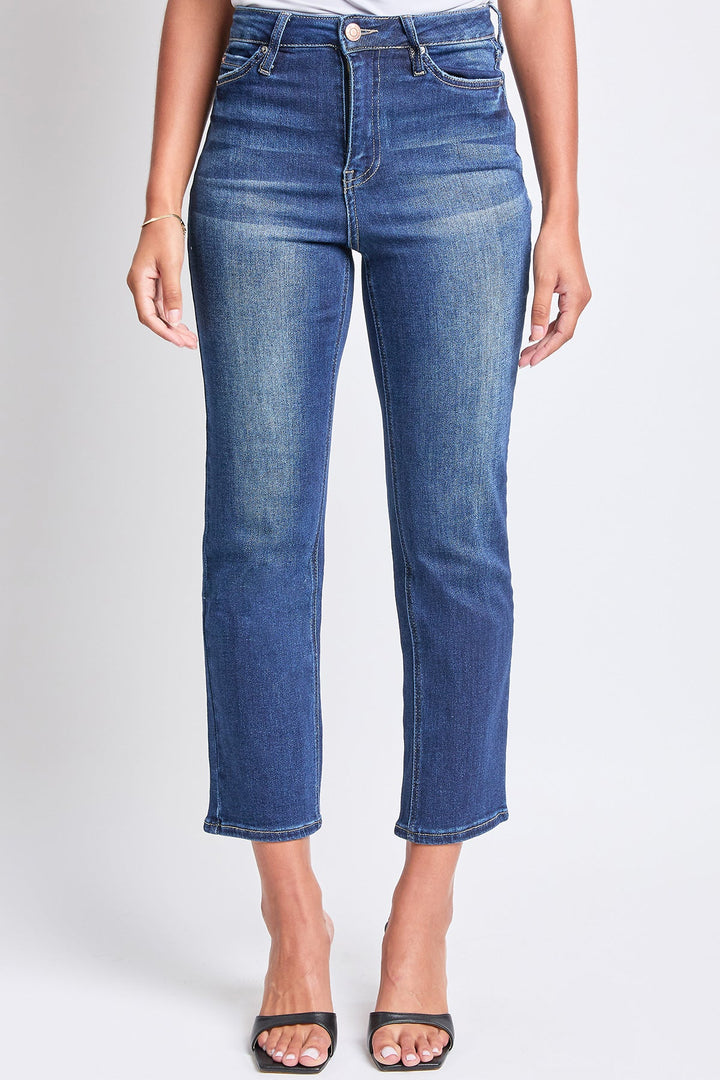Women's Luxe High Rise Vintage Stretch Straight  Jeans