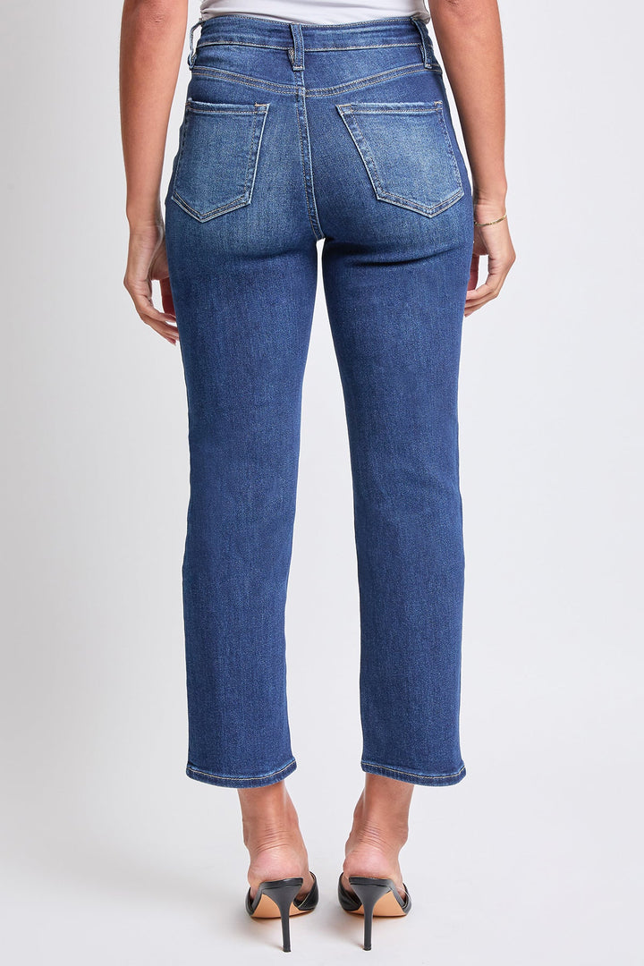 Women's Luxe High Rise Vintage Stretch Straight  Jeans