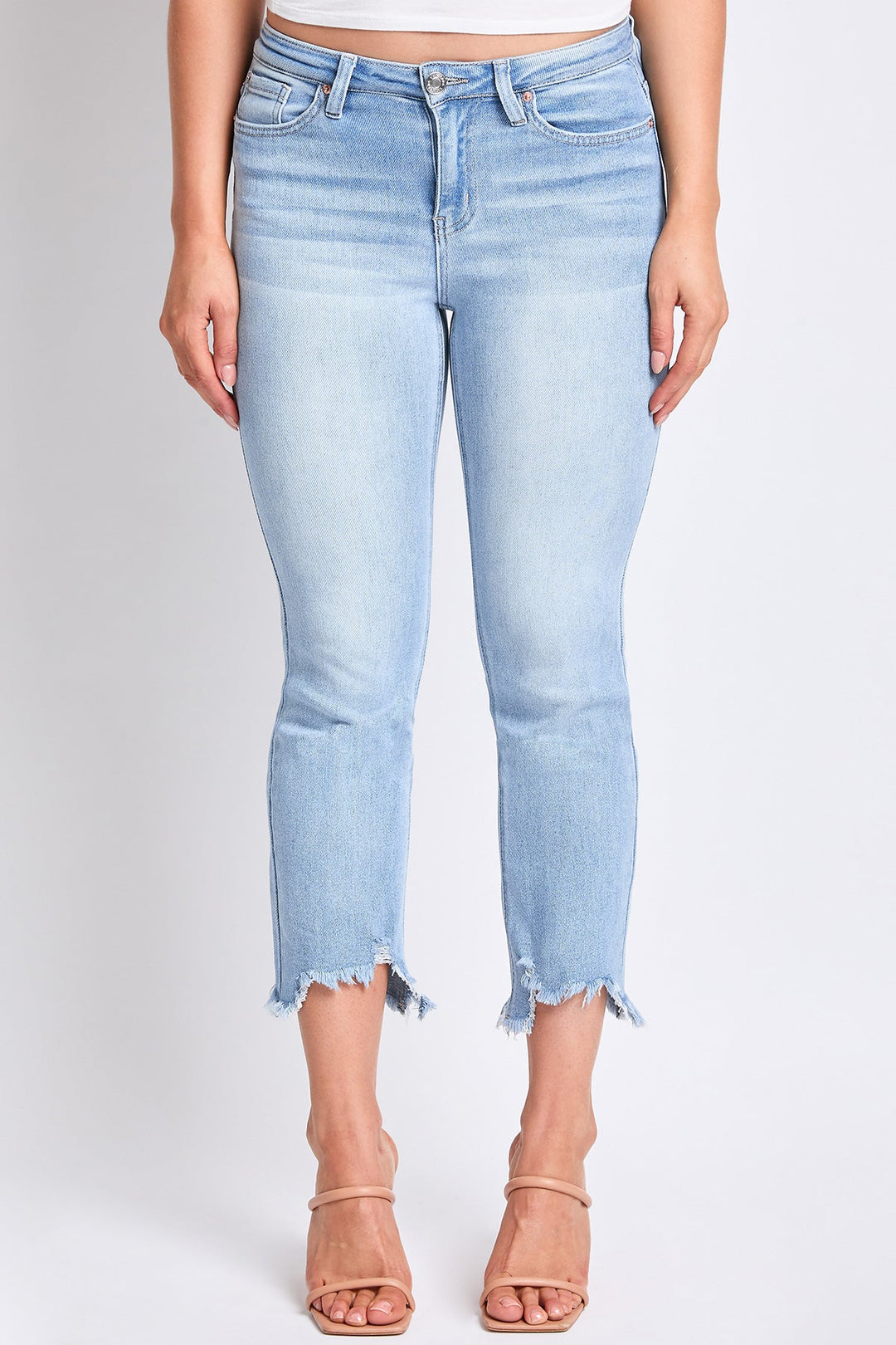Women's Luxe High Rise Cropped Kick Flare
