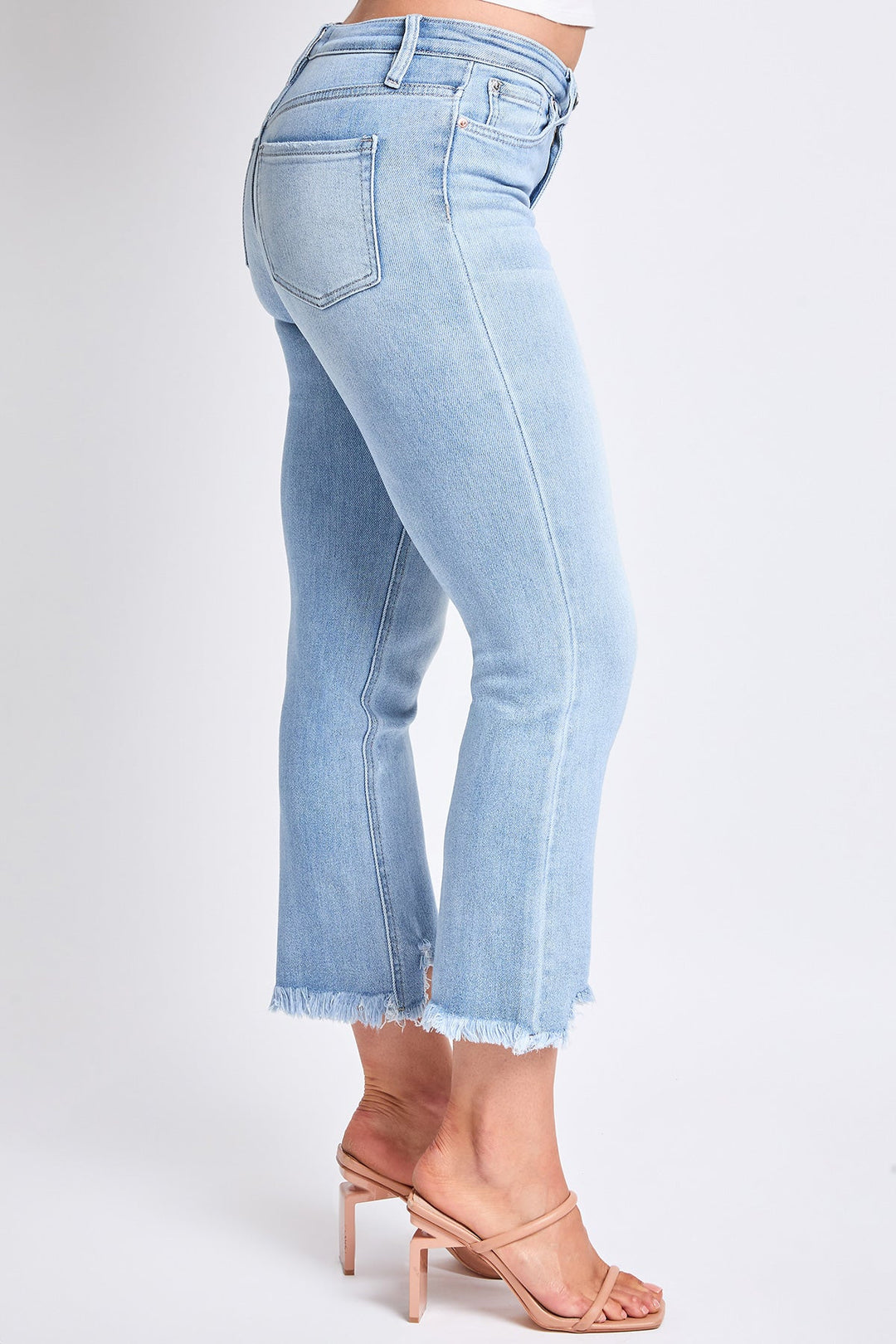 Women's Luxe High Rise Cropped Kick Flare
